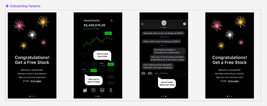 Finance App preview page 1